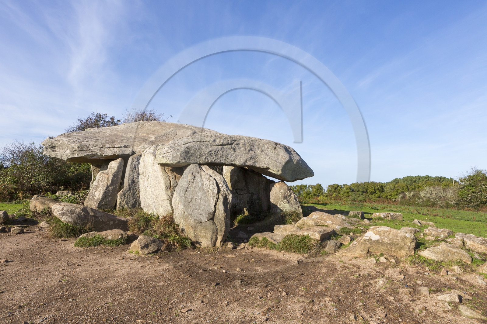 Dolmen de PenHap sur l'ile aux moines