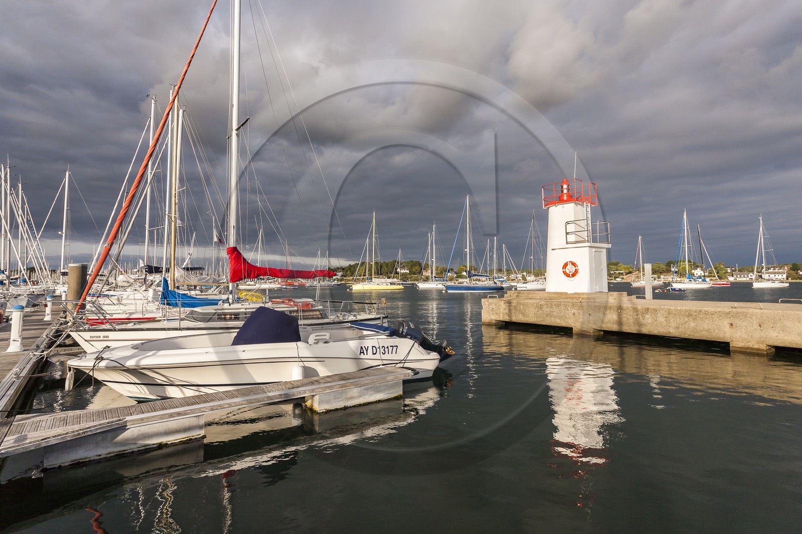 Le port de la Trinite sur Mer.