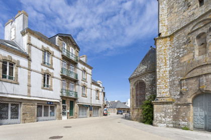 Le bourg de Carnac, Morbihan