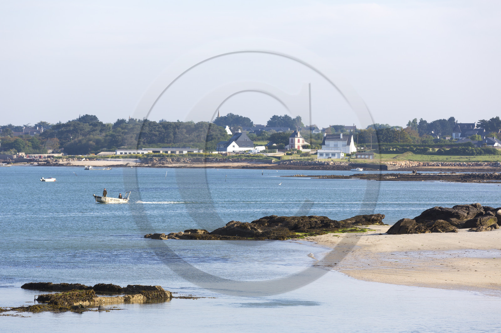 Vu depuis le sentier côtier de Carnac