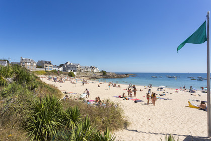 La plage du Pérello à Ploemeur.