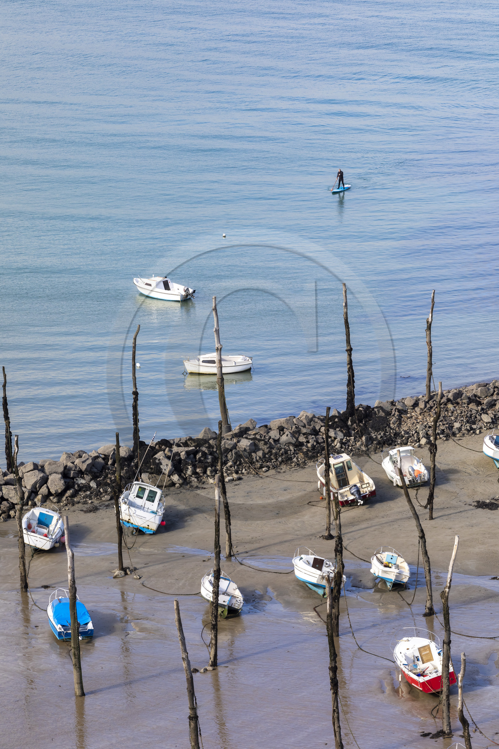 Le port de Gwin Zégal à Plouha