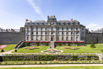 Le jardin et le château de l'Hermine à Vannes