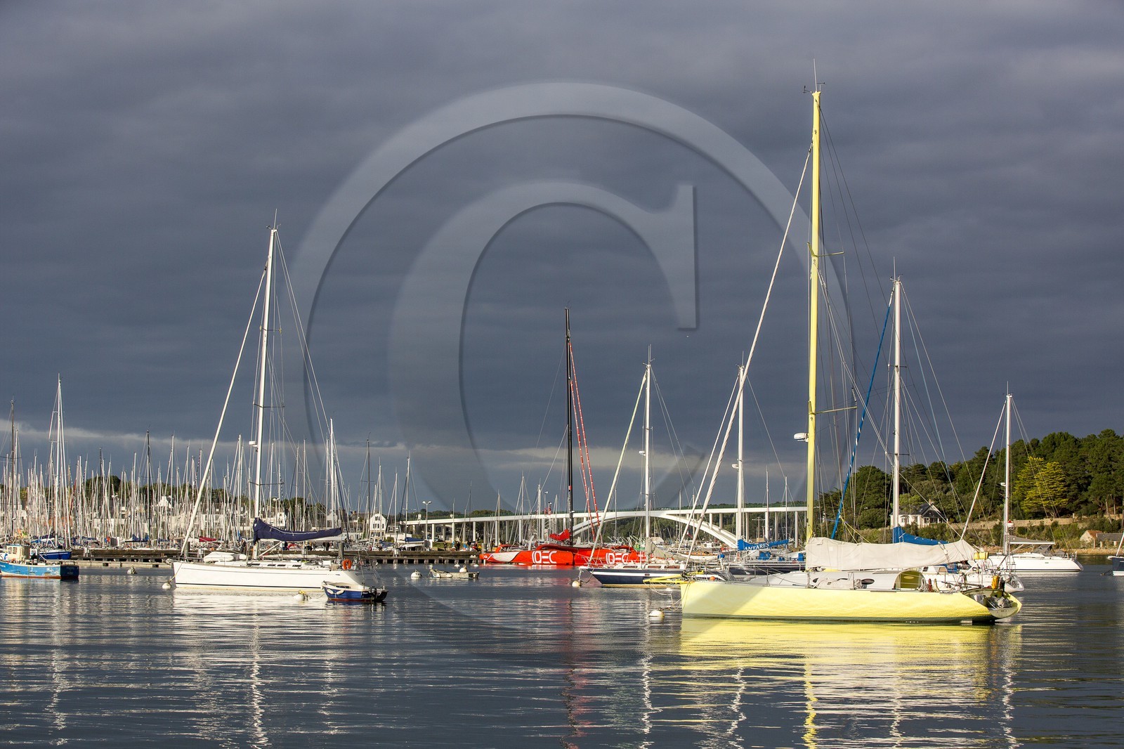 Le port de la Trinite sur Mer.