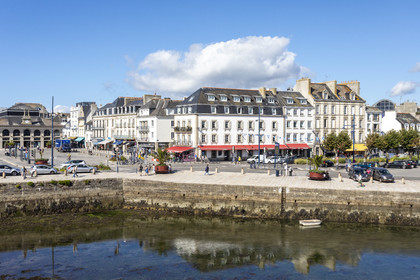 La ville de Concarneau dans le Finistère